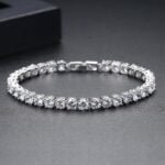 Cubic Zircon Diamond Tennis Bracelet